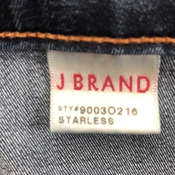J BRAND Size 29 Medium Washed Denim Starless Low Rise Skinny Ankle Jeans - Picture 6 of 11